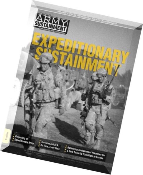 Army Sustainment — March-April 2016