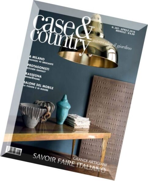 Case & Country – Aprile 2016