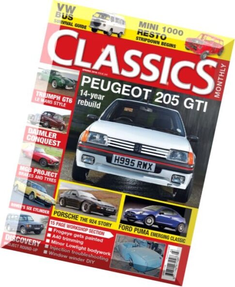 Classics Monthly – Spring 2016
