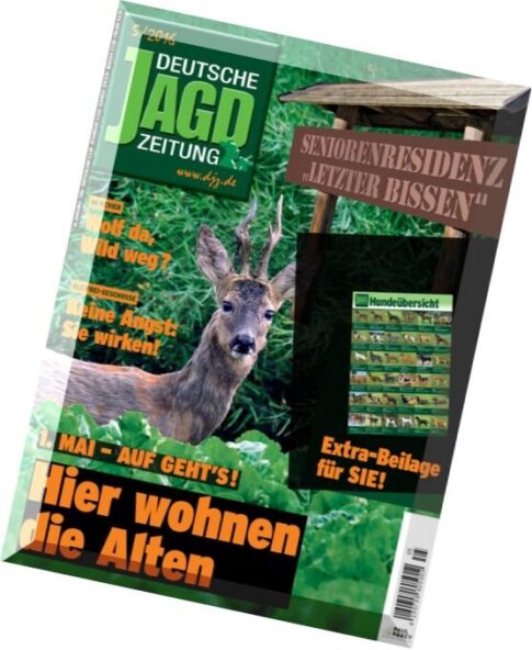 Deutsche Jagdzeitung — Mai 2016