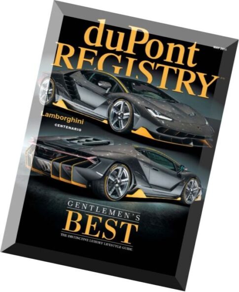 duPont REGISTRY — May 2016