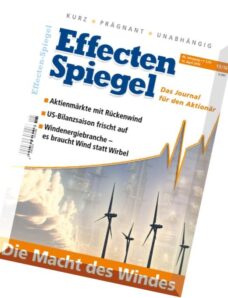 Effecten Spiegel — 14 April 2016