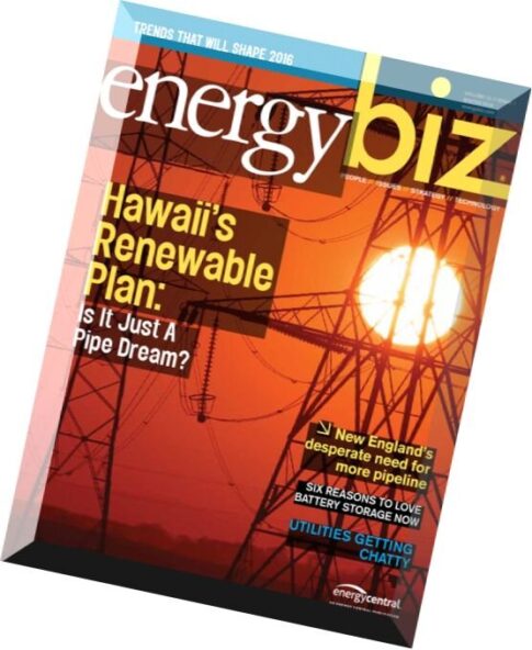 EnergyBiz Magazine — Winter 2016