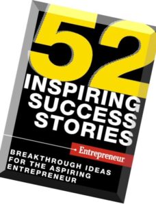 Entrepreneur Philippines – 52 Inspiring Success Stories 2015