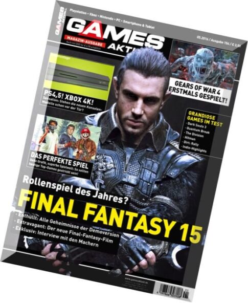 Games Aktuell Magazin – Mai 2016