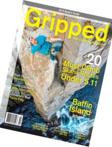Gripped The Climbing Magazine — April-May 2016