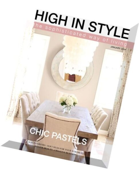 High In Style Magazine – January 2016