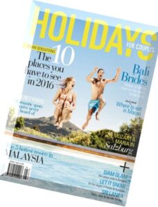 Holidays for Couples — April-September 2016