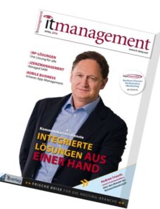 IT Management — April 2016