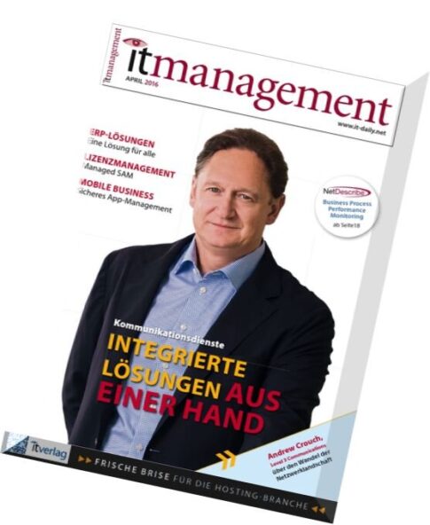 IT Management — April 2016