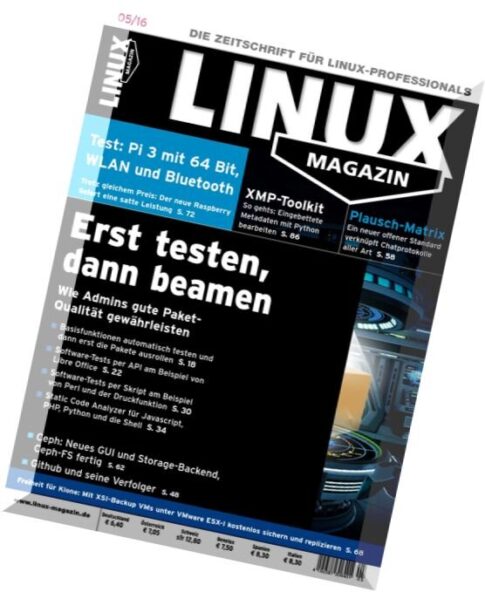 Linux-Magazin – Mai 2016