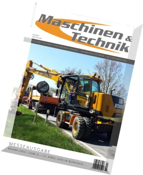 Maschinen &Technik — April 2016