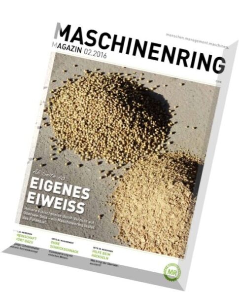 Maschinenring Magazin – Februar 2016