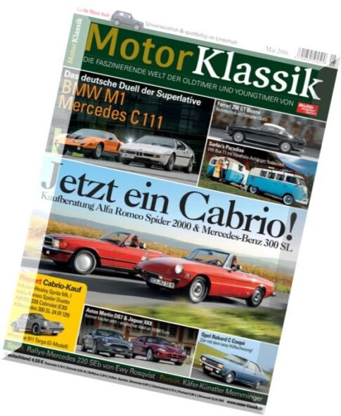 Motor Klassik – Mai 2016