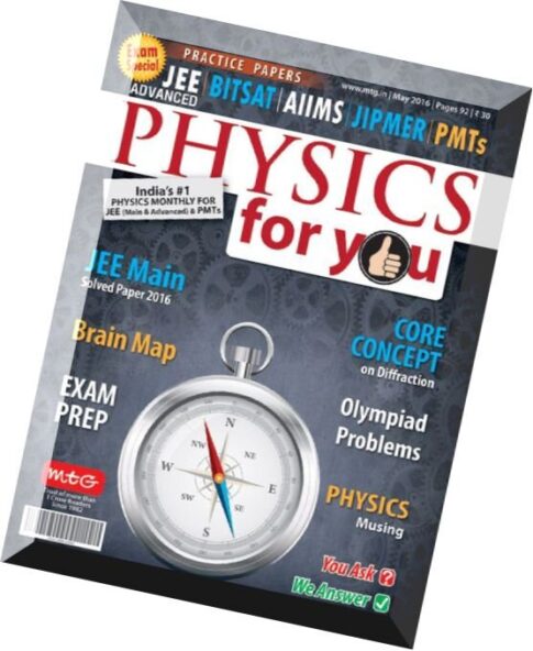 Physics For You – May 2016
