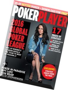PokerPlayer – March 2016