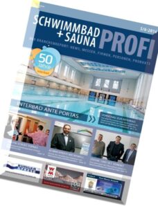 Schwimmbad + Sauna Profi – Mai-Juni 2016