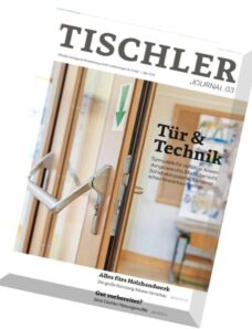 Tischler Journal – Marz 2016
