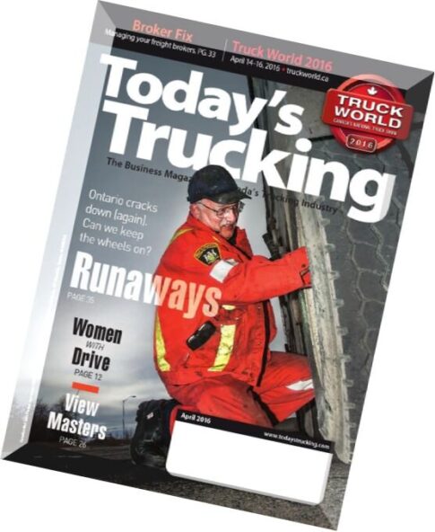 Today’s Trucking — April 2016