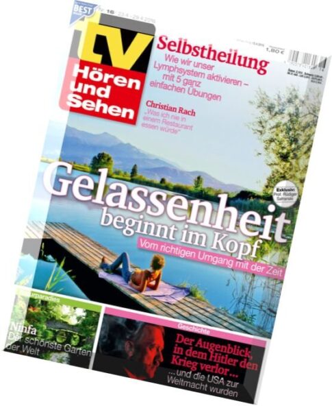 TV Horen und Sehen — 23 April 2016