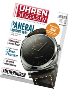 Uhren Magazin — Mai-Juni 2016