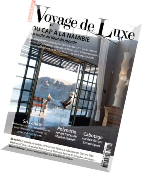 Voyage de Luxe Magazine Issue 68, 2016