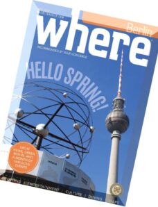 Where Berlin – May 2016