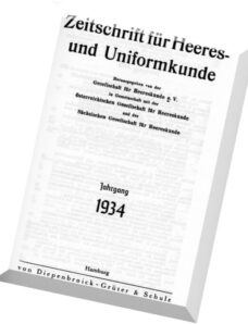 Zeitschrift fur Heeres- und Uniformkunde – N 61-96