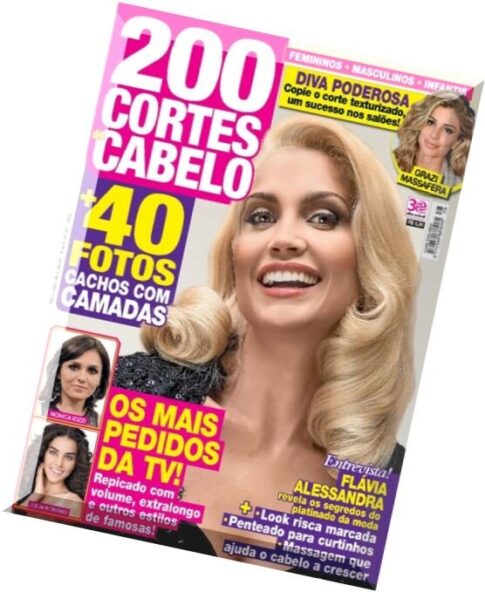 200 Cortes de Cabelo Brasil – Ed. 35, Abril e Maio de 2016