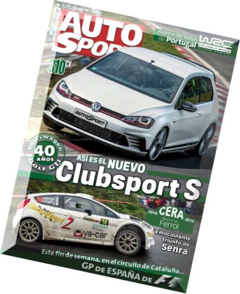 Auto Sport — 10 Mayo 2016