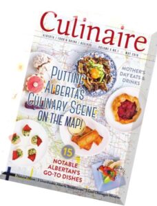 Culinaire Magazine — May 2016
