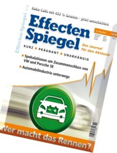 Effecten Spiegel — 12 Mai 2016