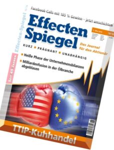 Effecten Spiegel – 5 Mai 2016