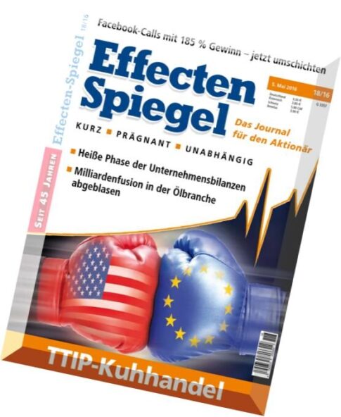 Effecten Spiegel – 5 Mai 2016