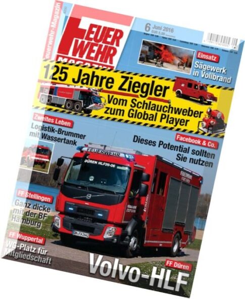 Feuerwehr Magazin – Juni 2016