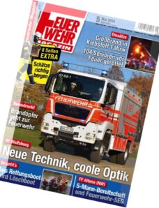 Feuerwehr Magazin — Mai 2016