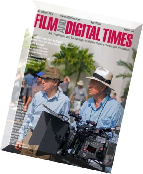 Film and Digital Times — April 2016