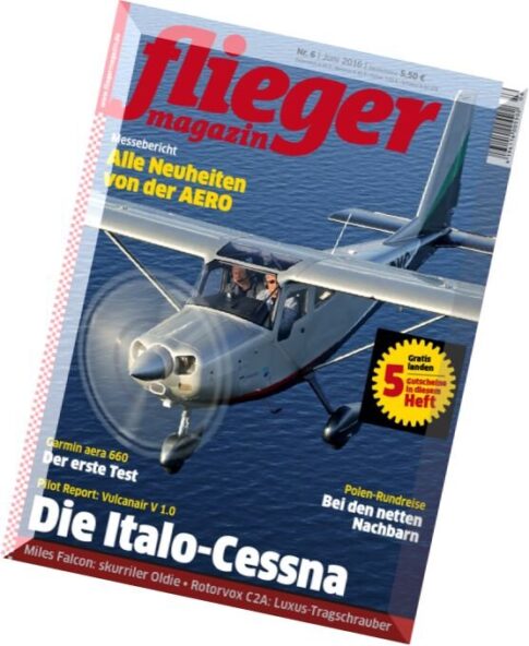 Fliegermagazin – Juni 2016