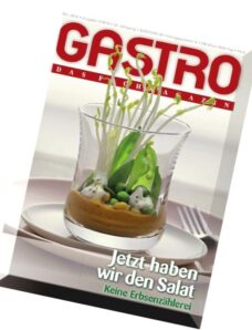 GASTRO das Fachmagazin — Mai 2016