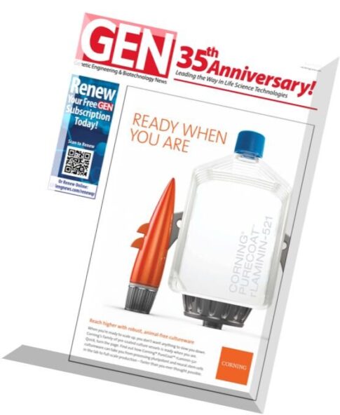 Genetic Engineering & Biotechnology News — 15 April 2016