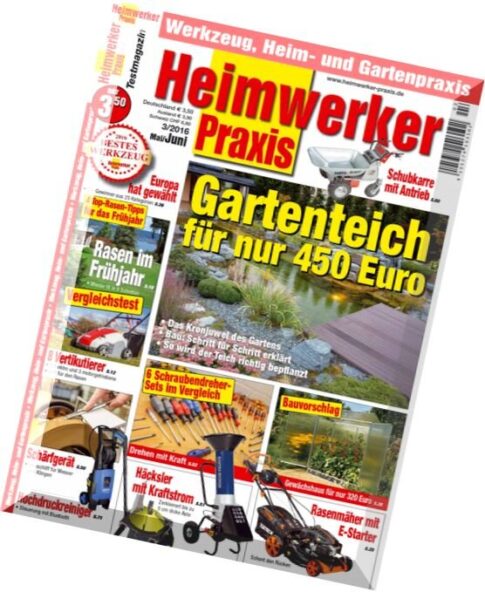 Heimwerker Praxis Magazin – Mai-Juni 2016