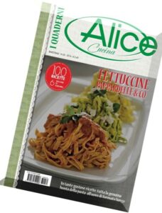 I Quaderni di Alice Cucina – N.30, 2016