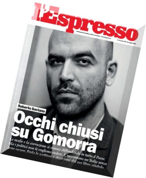 L’Espresso — 12 Maggio 2016