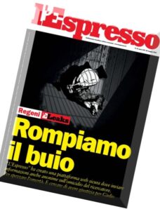 L’Espresso – 26 Maggio 2016