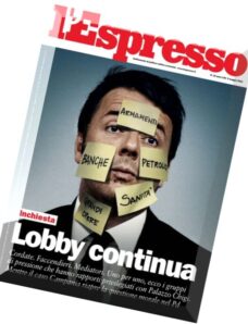 L’Espresso – 5 Maggio 2016