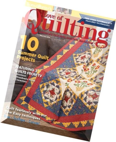 Love of Quilting — May-June 2016