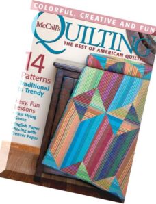 McCall’s Quilting – May-June 2016