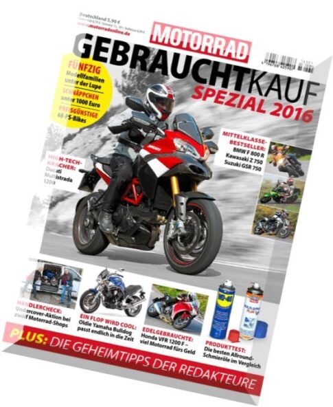 Motorrad Gebrauchtkauf — Spezial 2016