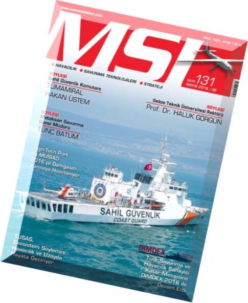 MSI Dergisi – Mayis 2016