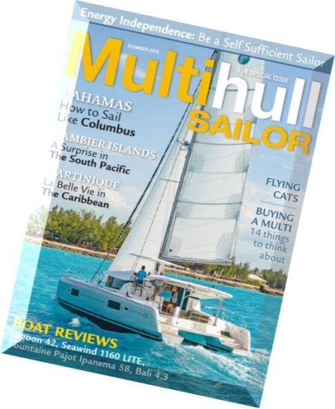 Multihull Sailor – Summer 2016